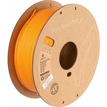 Polymaker 매트 PLA 필라멘트 1.75mm 음소거 화이트 1.75 3D 프린터 1kg PolyTerra 뮤트 프린팅 나무 심기 1개 USA 미국, 021-1kg Sunrise Orange (Hex Co
