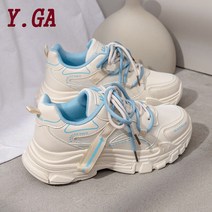 Y.GA 2023 봄신상 학생 키높이 운동화 커플운동화 여성패션 스니커즈 여성운동화 여성캐주얼화 여성패션 운동화