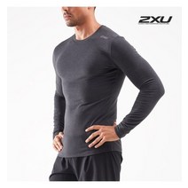 2XU 2XU 글로벌 남성 히트 Base Layer 긴팔 티셔츠_X0LM23102DMG
