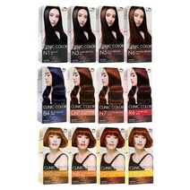 꽃을든남자 크리닉 칼라 염색제, N8 밝은갈색, 2개입