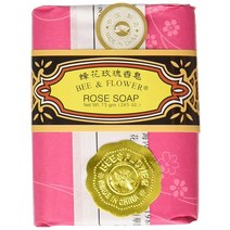 Bee & Flower 로즈 비누 바 75.1g(2.5온스)