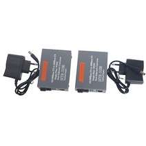 1인방송 라이브장비 1쌍 Htb-3100 미디어 변환기 섬유 트랜시버 단일 SC 10/100M 모드, [01] with mini adapter