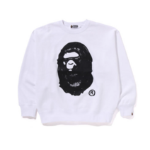 베이프 X 조슈아 비데스 에이프 헤드 크루넥 BAPE X JOSHUA VIDES APE HEAD CREWNECK