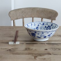 일본산 로얄블루 고급 일본 도자기 면기 900ml 1p 다용도 냉면 우동 라면 비빔밥 그릇