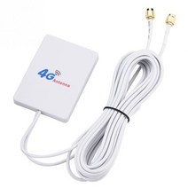 휴대용 무선 LTE라우터 와이파이 공유기 3m 케이블 3g 4g lte 안테나 높은, 하얀