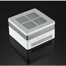원룸공기청정기 자동차 용 12V 파워 광촉매 이오나이저 공기 청정기 공기 청정기 필터, 01 Silver_02 미국