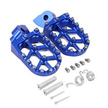 사무실 발받침대 발판 오토바이 CNC 발 페그 페달 YAMAHA YZ 85 125 250 YZ250F YZ426F WR250F WR400F WR42, 05 blue set
