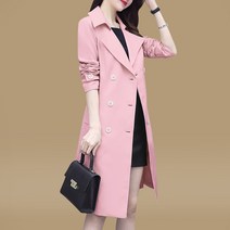 YM 트렌치 여성하프 트렌치 코트 뉴타임즈