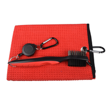 골프채 골프클럽 세척 클린세트(수건+브러쉬) 노캐디 색상랜덤