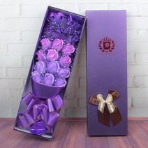 국경일 크리에이티브 장미비누 18송이 꽃다발 선물세트 남여생 선생님 와이프 절친 생일선물, 26 스타박스 6송이花束 홍삼색