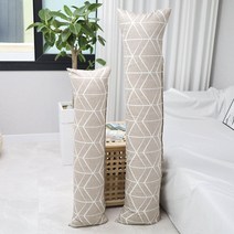 롱 쿠션 바디필로우 ( 솜포함 )( 대형 ) 150X35 사이즈, 바디필로우 (솜포함)(대형), 미로, 베이지