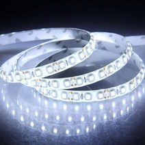 LED마켓 고휘도 플렉시블 슬림 LED바 12V 5050칩 LED스트립 줄조명 5M롤, 12V검정띠5050방수(5미터) 옐로우