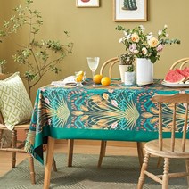 명품 식탁보 테이블보 윔지 Nabis ZBHRSJ, 140 * 200cm / 식탁 / 4-6 명, Huajian 밀밭 가을 수확 (대형)