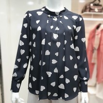 후라밍고 주주하트블라우스(f40193060/블랙)