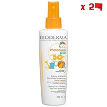 Bioderma Photoderm Kid 바이오더마 포토덤 키드 스프레이 포 칠드런 썬크림 SPF50 200ml 2팩
