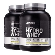 옵티멈 플래티넘 하이드로웨이 가수분해 분리 유청단백질 바닐라 1.6kg 2개