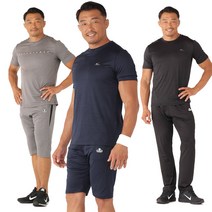 Komont KM 5부 7부 9부 상하의 세트 트레이닝복 반팔 반바지 헬스 운동복
