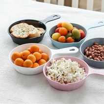 유튜버 먹방 북유럽 모던 손잡이 앞접시 베이비 탕비실 홈파티 디저트그릇, 핑크
