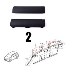 reamocea original 혼다 crv cr-v 2002 2003 2004 2005 2006 자동차 루프 적재함 랙 캡 커버 교체용, 2 번