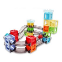 유아 자석블록 롤러코스터 구슬굴리기 블럭완구 조립