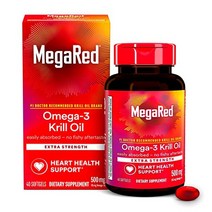Megared 오메가3 크릴 오일 500mg 메가레드 엑스트라 스트렝스 40캡슐