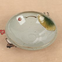 분청 컬러 연 샐러드볼 小