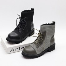 아이슈즈 니트 끈 앵글 부츠 90809