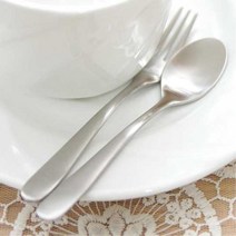 군더더기 없는 무광 스텐 티스푼 포크 1P 인테리어소품 단체주문 이쁜디자인 질들이선물 머들러 티소품