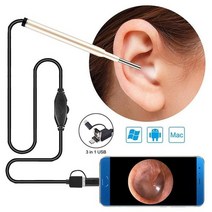 3.9mm 검사 카메라 비디오 3 in 1 usb 시각적 귀 청소 내시경 720p 의료 카메라 안드로이드 전화 pc, 중국, 1.5m, 3 in 1 골드