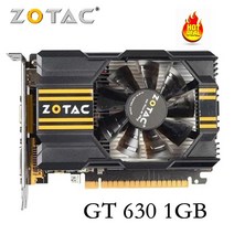 그래픽 카드 측정 도구 ZOTAC-비디오 GeForce GT 630 1GB 128Bit GDDR5 GDDR3 NVIDIA 오리지널 GT630 1GD5 Hdmi Dvi VGA 용