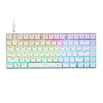 Z-88 무선 기계식 키보드 2.4G/USB 유선 게이밍 키보드 RGB 백라이트 브라운 스위치 윈도우 PC 맥용 인체 공학적 81 키