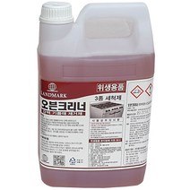 가나다용품 오븐크리너3.75L 오븐 후드 불판 숯검정 강력기름때제거제 후라이팬 주방 오븐청소세제 청소약품 세정제 세척제 랜드마크오븐크리너, 1개, 3.75L, 3.75L