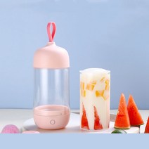 가전 USB 전기 휴대용 미니 요구르트 메이커 자동 DIY 유리 라이너 컵 발효 기계 사워 크림 Leben, 분홍색, 02 pink