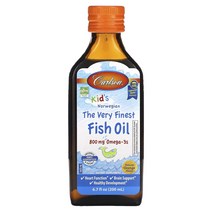 칼슨 노르웨이산 피쉬 오일 오렌지 맛 800mg 200ml, 6병