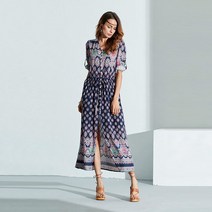 SAMARA 보헤미안 롱 원피스 바캉룩 ~5XL