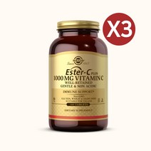 솔가 에스터C 플러스 비타민C 1000mg 180정 X3, 3개