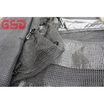 GSD Trampoline Safety Net Grid Replacement 6/8/10/12/13/14/15/16ft 용 PE trampoline 안전망, [08] 15ft 10rod