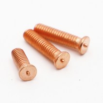 스팟용접기 5-50pcs M3 M10 탄소강 황동 구리 도금 용접 나사 스터드 스폿 포인트 솔더 네일 볼트, 01 M3 50pcs_05 12mm