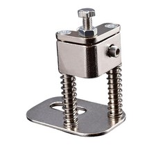 QDY 보조 노루발 튼튼한 보도 발 교체 DIY 다용도 첨부 파일 패턴 Topstitching에 대 한 철강 정밀 자 수, 4.5cmx3cm, 은빛, 강철