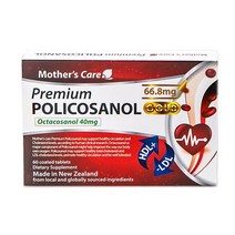 [해외건강식품직구] 마더스케어 프리미엄 폴리코사놀 골드 66.8mg 60정 1개