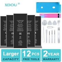 배터리 고용량 전화 iphone 호환5S 5 6S 6 7 8 Plus X SE SE2 XR XS 11 12 13 Mini Pro Max 교체 용 4 4S 도구, [16] For iphone 호환11Pro Max