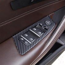 BMW 5시리즈 윈도우 데칼 G30 데칼 랩핑 스티커, 카본블랙무광