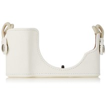 OLYMPUS 미러리스 일안 PEN E-PL7 E-PL8 E-PL9용 가죽 바디 재킷 화이트 CS-45B WHT