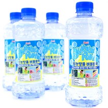 비눗방울 버블 용액 리필 500ml 4개입 2L 세트, 단품