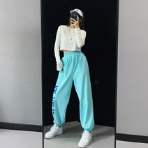 HBorui 캐주얼 힙합바지 스트릿웨어 여성용 스웨트팬츠