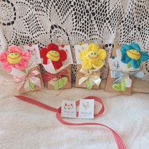 빼빼로포장 빼빼로데이 선물세트 스마일꽃, 핑크/추가없음(기본1개)