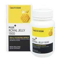[공식판매점] 헬스오션 로얄제리 로열젤리 로얄젤리 1500mg 180캡슐 1통, 180정