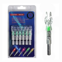 있는 6PCS 양궁 액세서리 화살 야광 노크 자동 화살 캠 LED 조명 노크 ID 6.2mm/7.6mm 양궁 화살, 4.6pcs yellow 7.6mm