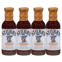 Stubbs Citrus Onion Chicken Marinade 스텁스 시트러스 어니언 치킨 마리네이드 소스 12oz 4개