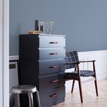 새로고침 만능풀바른벽지 합지 KS93413-9 리얼페인팅 블루그레이